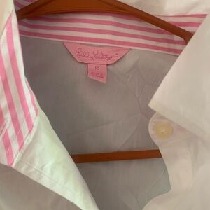 Lilly Pulitzer white button down